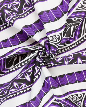 Polynesian fabric PITI Purple - Tissushop